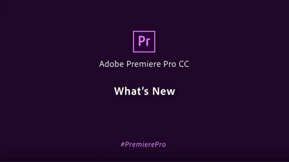Adobe Premiere Pro CC 2019 - Novità versione
