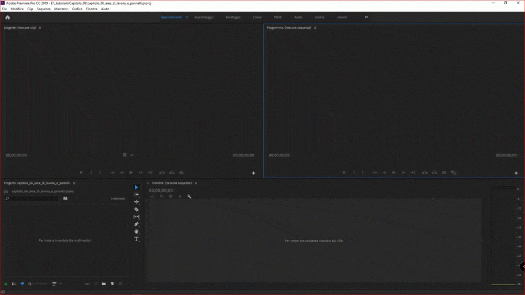 Come muovere e organizzare i pannelli in Adobe Premiere Pro Come muovere e organizzare i pannelli in Adobe Premiere Pro