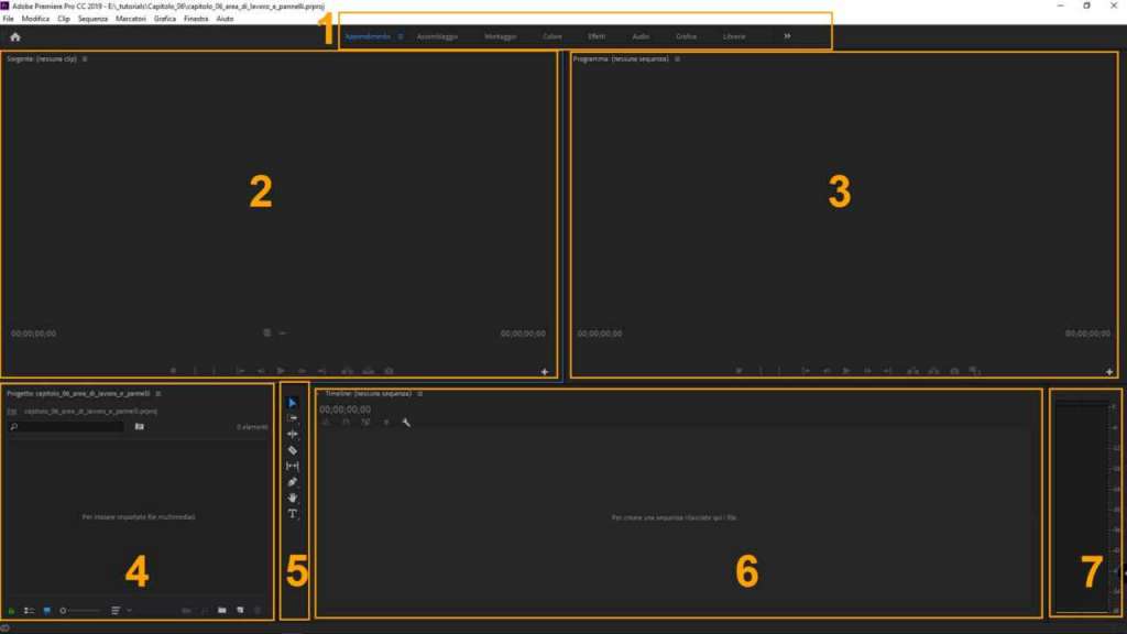 Principali pannelli e strumenti in Premiere: a cosa servono? Principali pannelli e strumenti in Premiere: a cosa servono?