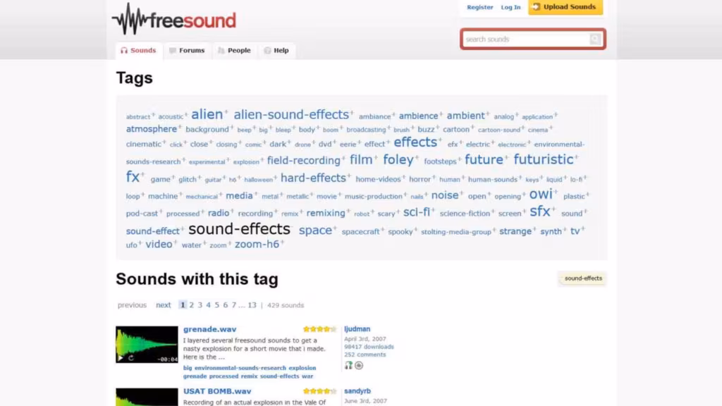 Sound Free: Scaricare effetti sonori gratis (Fx sound) per film e cortometraggi
