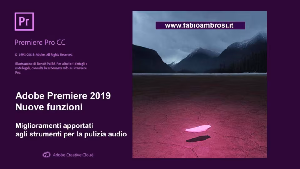 Adobe Premiere 2019: nuovi strumenti per pulire l'audio da rumori, disturbi e rimbombi