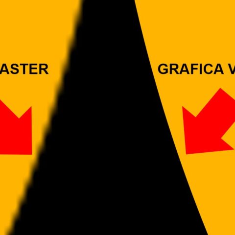 Differenza fra grafica vettoriale e grafica raster - Adobe Premiere 2019