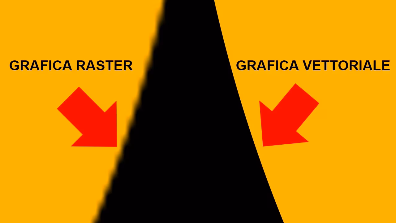 Differenza fra grafica vettoriale e grafica raster - Adobe Premiere 2019