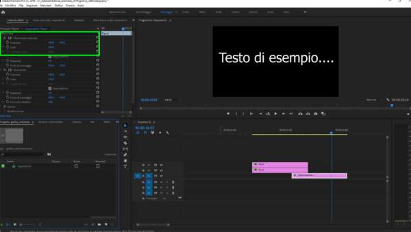 Nuove funzioni Adobe Premiere 2019: grafica vettoriale e titoli