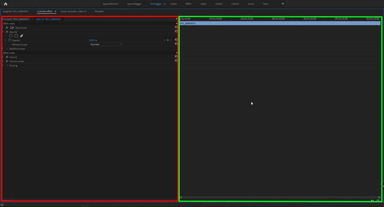 Pannello Controllo Effetti di Adobe Premiere 2019: cos'è e come funziona Il pannello Controllo effetti in Adobe Premiere 2019