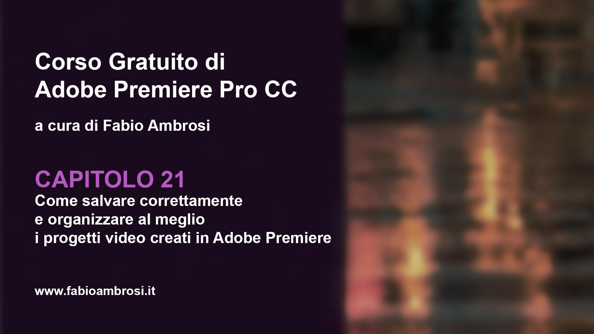 Come Salvare Un Video Da After Effects