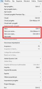 Come salvare un progetto in Adobe Premiere Come salvare un progetto in Adobe Premiere