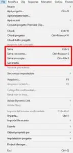 Come salvare un progetto in Adobe Premiere Come salvare un progetto in Adobe Premiere