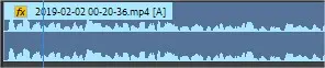 Forma d'onda audio in Adobe Premiere 2019 Forma d'onda audio in Adobe Premiere 2019