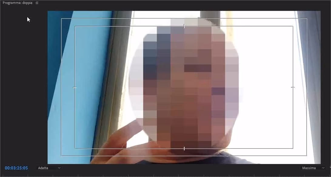 Come pixelare un volto usando l'effetto Mosaico in Adobe Premiere 2019