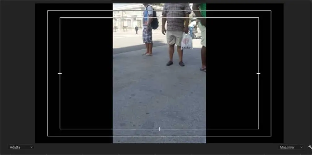 Video verticali girati con il cellulare: le barre nere circondano il video