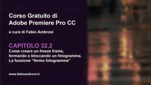 Come creare un freeze frame in Adobe Premiere
