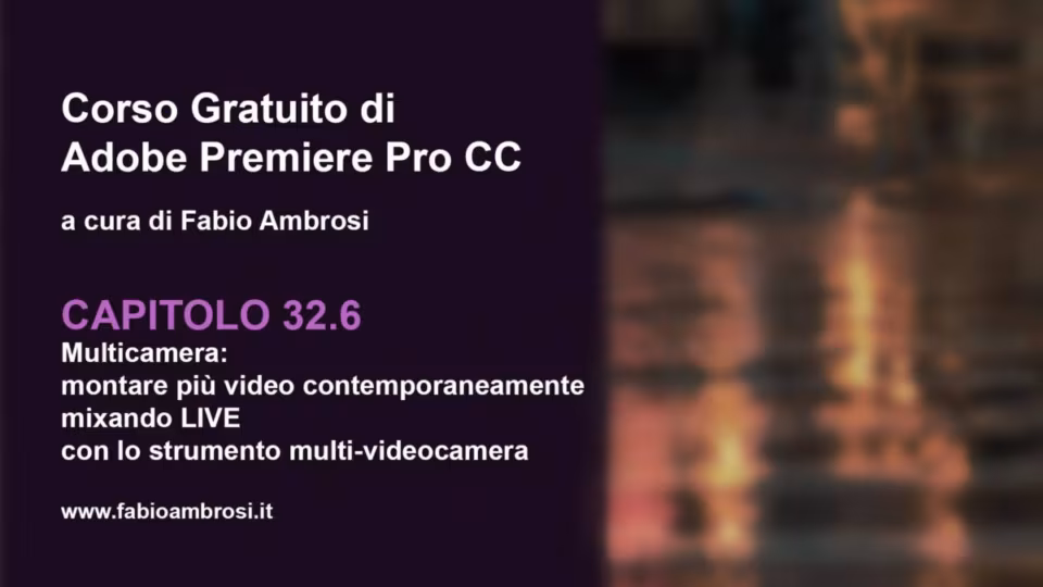 Multicamera: montare più video contemporaneamente mixando live con lo strumento multiview