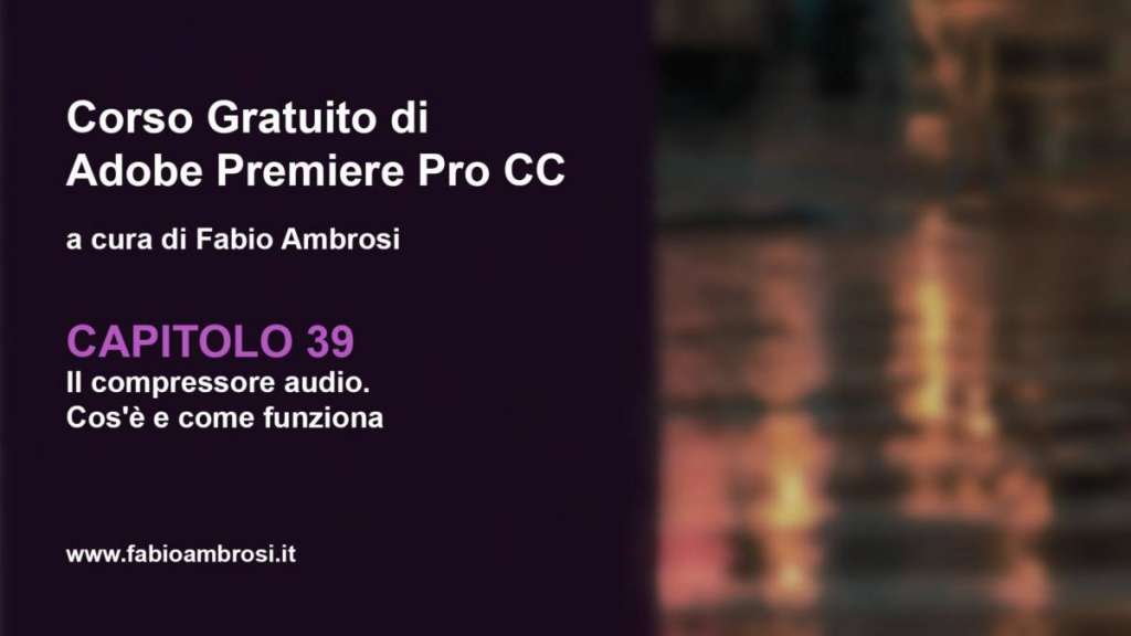 Il compressore audio: cos'è e come funziona