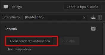Funzione Attenuamento Audio in Adobe Premiere Pro