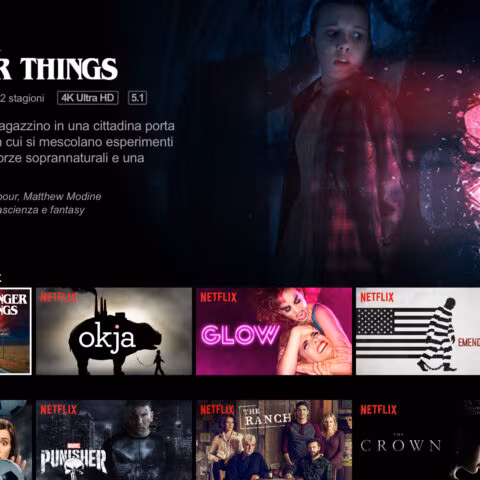 Netflix: screen