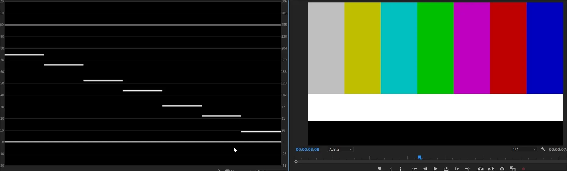 Oscilloscopio in Adobe Premiere Pro: cos'è e come utilizzarlo