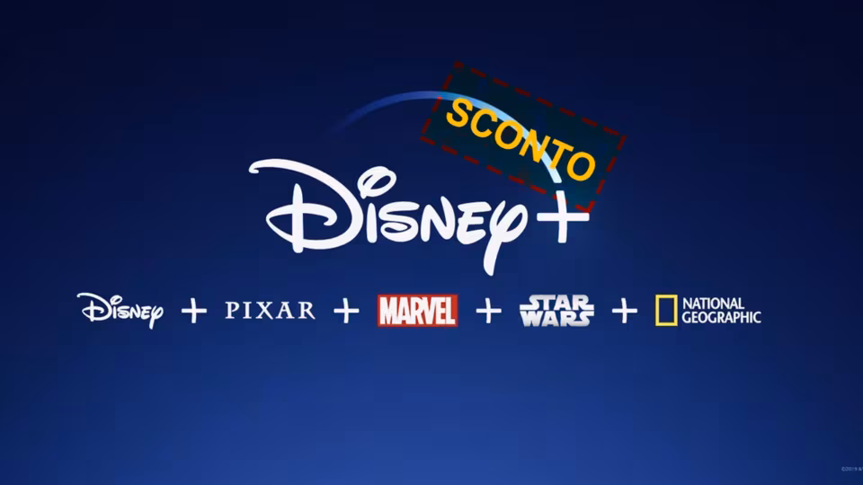 Sconto sull'abbonamento annuale per chi si abbona a Disney+ entro il 23 marzo 2020