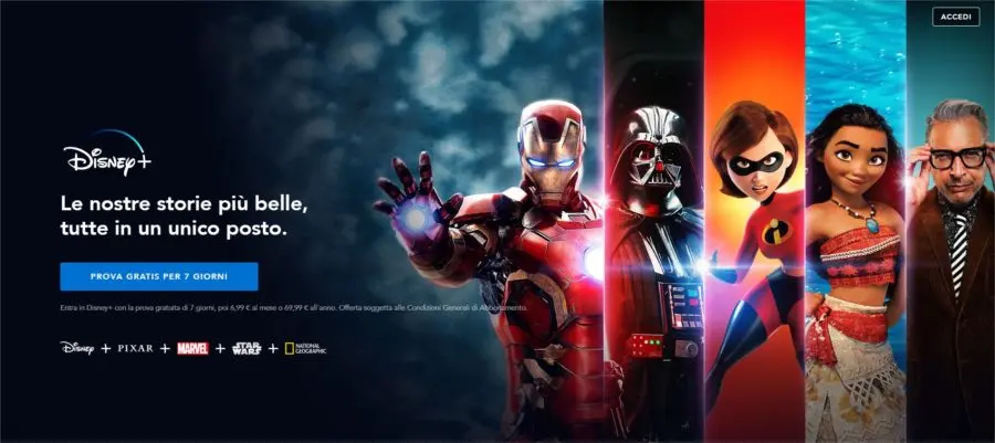 Disney Plus: come accedere alla prova gratuita di sette giorni