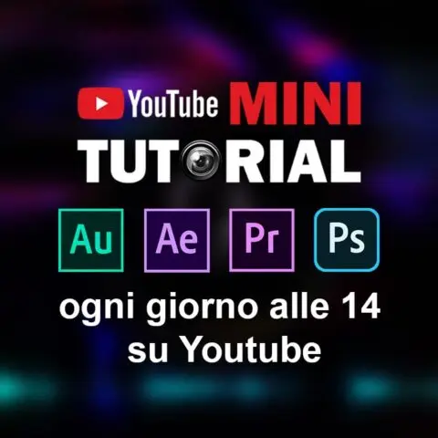 Mini tutorial dedicati ai principali prodotti Adobe