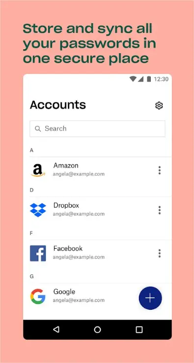 Dropbox Passowrd Manager - screenshot