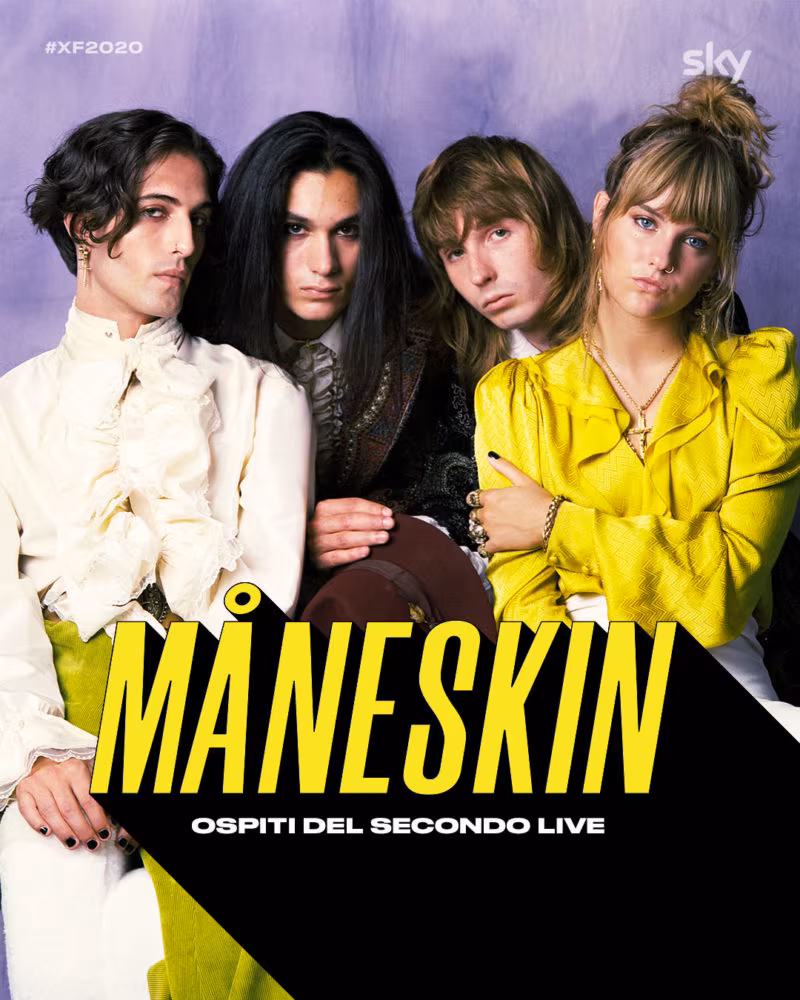 I Maneskin ospiti del secondo Live di X Factor 2020