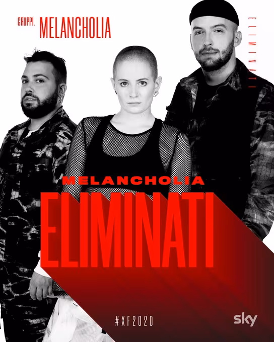 A sorpresa i Melancholia eliminati da X Factor 2020