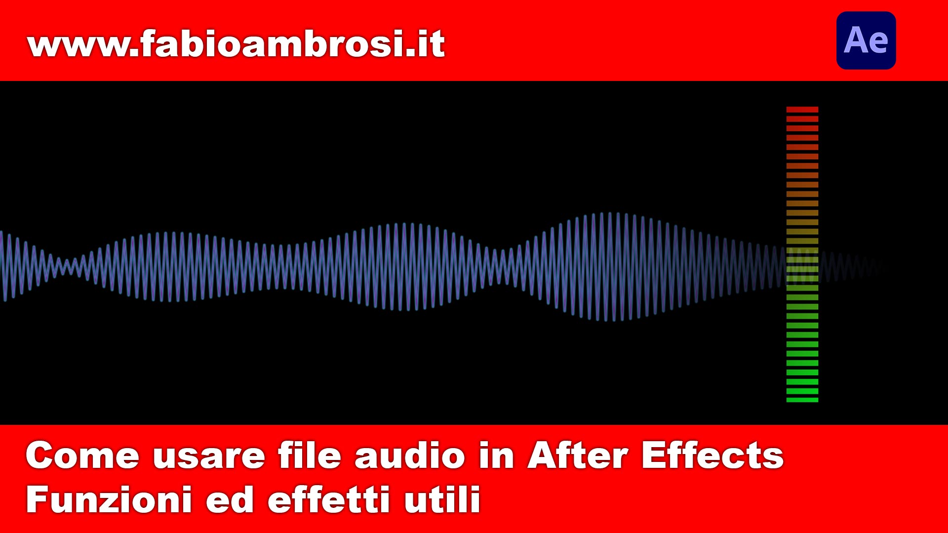 Come funziona il chroma key in After Effects (green e blue screen)