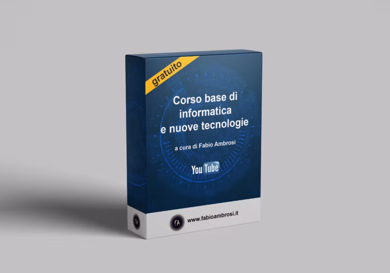 Nel corso base online di informatica e nuove tecnologie vedremo come funziona la tecnologia usiamo tutti i giorni. Il corso è gratuito! - indice