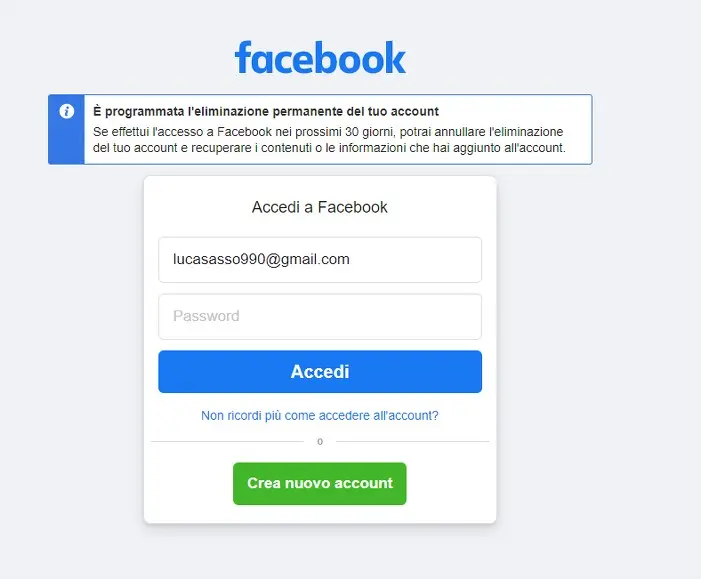 Come cancellarsi definitivamente da Facebook - STEP 8 - Account eliminato Come cancellarsi definitivamente da Facebook - STEP 8 - Account eliminato