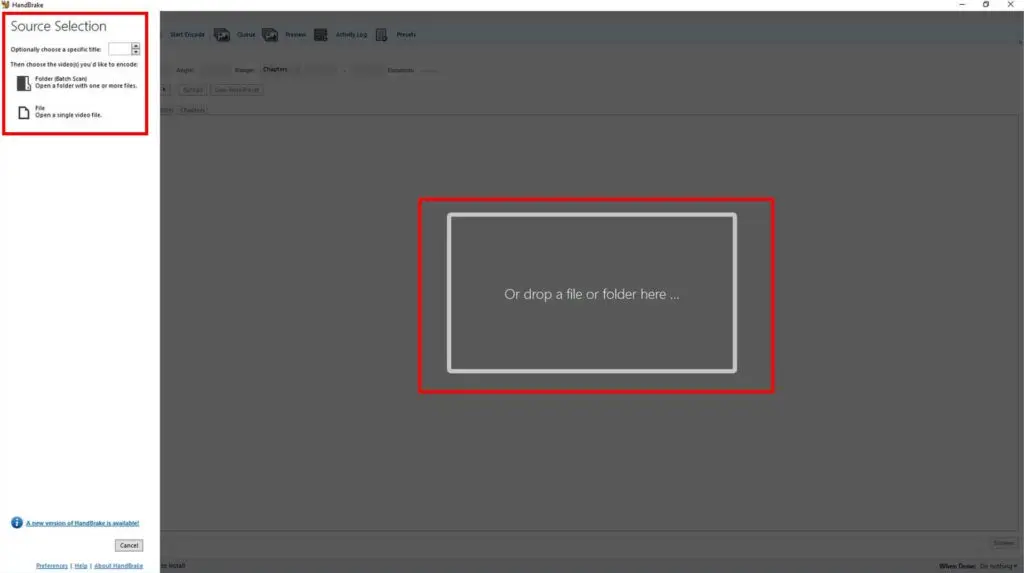 Come convertire un file video / audio gratuitamente usando HandBrake - STEP 1 - Importare file Come convertire un file video / audio gratuitamente usando HandBrake - STEP 1 - Importare file