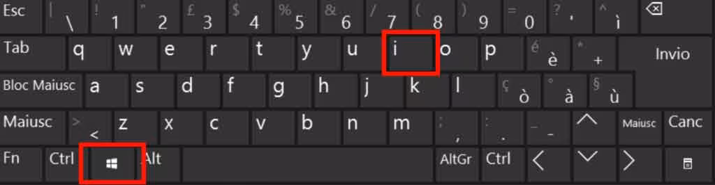 Come registrare audio da Windows 10 - STEP 1 - Aprire impostazioni di windows