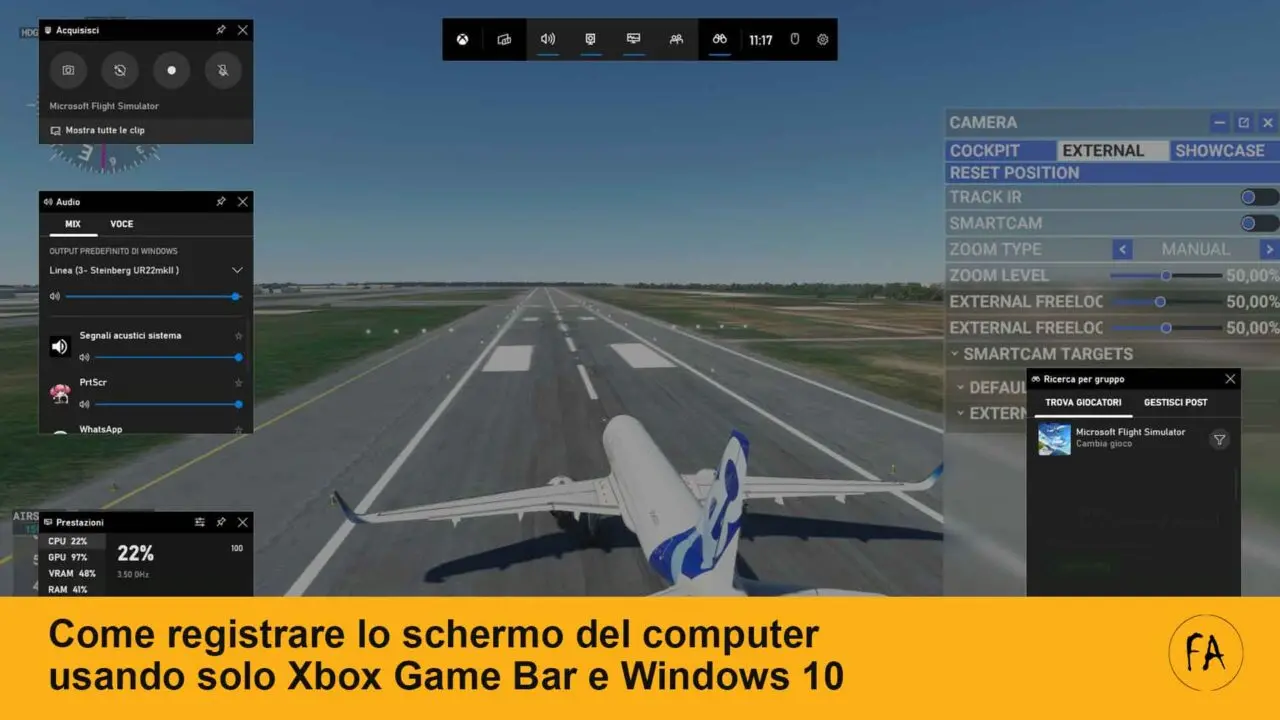 Come registrare lo schermo in Windows 10 mentre stai giocando