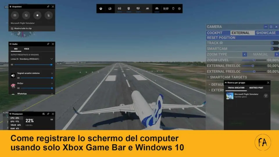 Come registrare lo schermo del computer mentre si gioca - Windwso 10