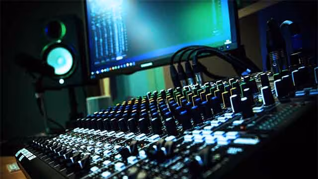 Servizi di missaggio audio professionale