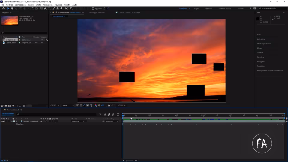 Come cancellare oggetti da un video usando After Effects