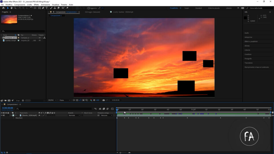 Come cancellare oggetti da un video usando After Effects