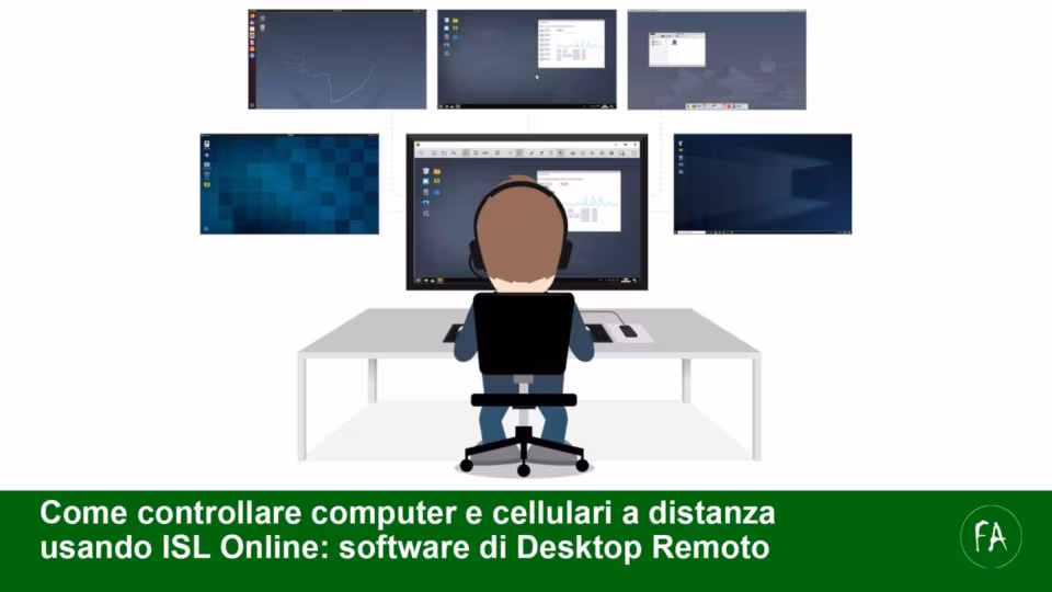 Come controllare un computer a distanza usando ISL Online, software di Desktop Remoto Professionale