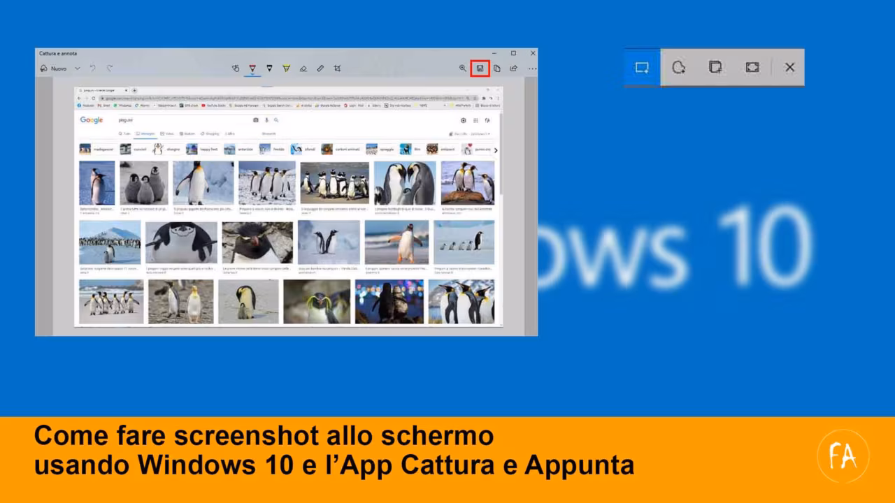 Come fare uno screenshot dello schermo con Windows 10