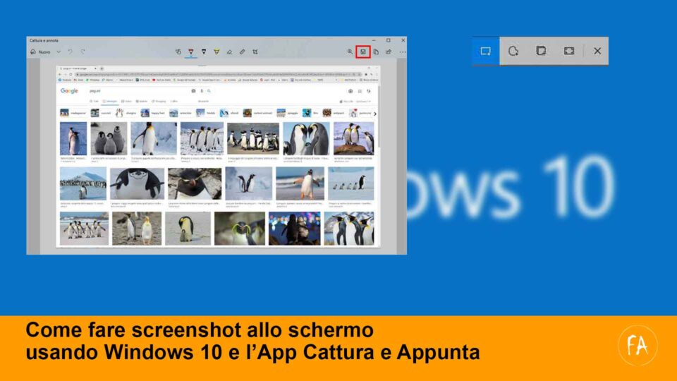 Come fare uno screenshot con Windows 10