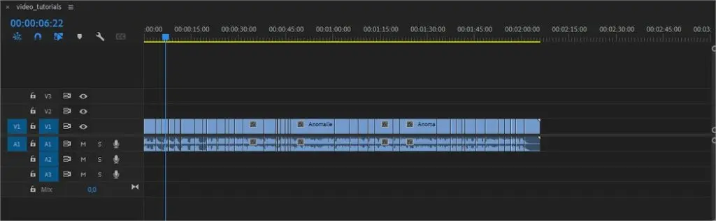 Rileva Modifiche Scena in Premiere Pro per tagliare automaticamente un video