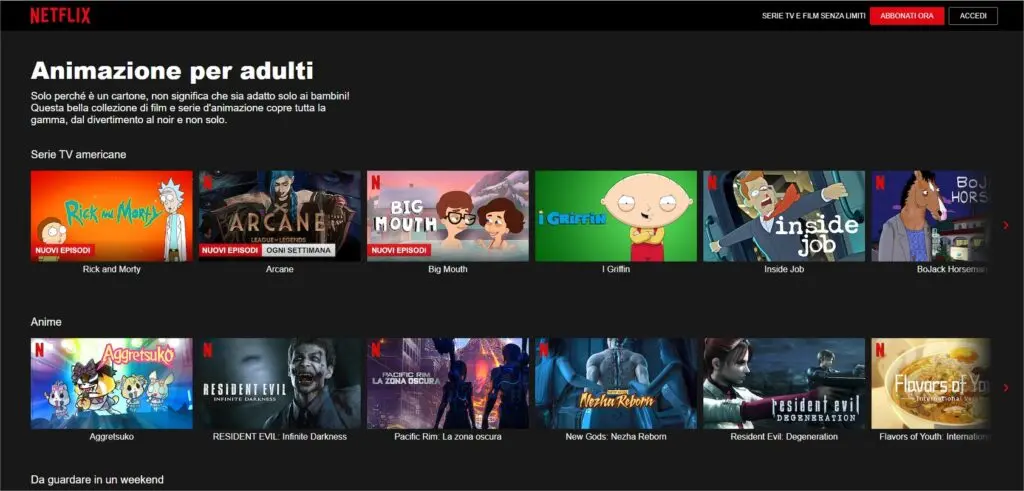 Categorie segrete Neflix: cartoni animati per adulti Categorie segrete Neflix: cartoni animati per adulti