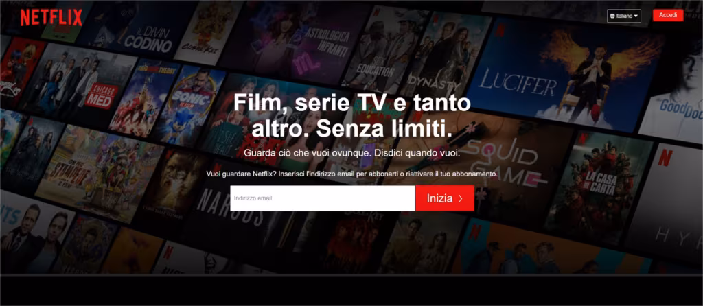 Codici segreti Netflix per accedere a categorie serie tv e film