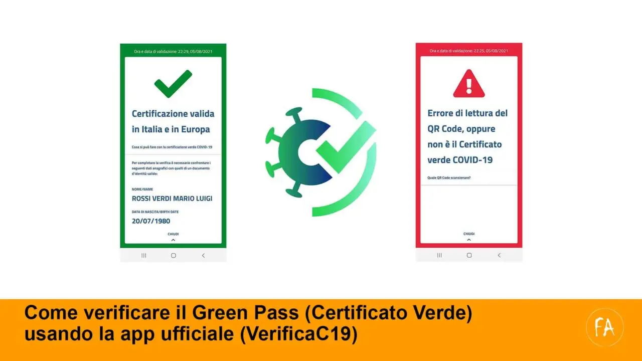 Guida: come verificare il Green Pass (Certificazione verde COVID-19) con la app VerificaC19