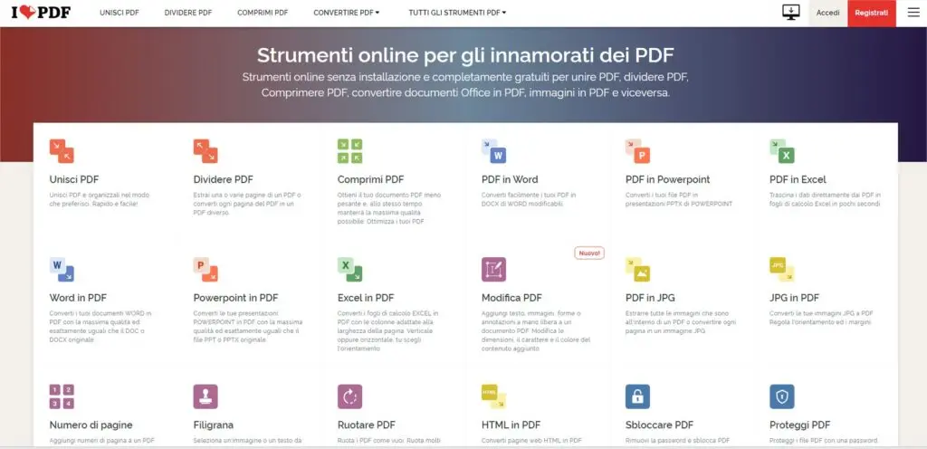 Come convertire un documento WORD o EXEL in PDF gratuitamente Come convertire un documento WORD o EXEL in PDF gratuitamente
