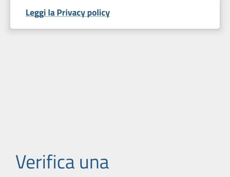 App ufficiale per verificare green pass (VerificaC19)