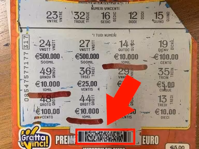 Verificare gratta e vinci con app ufficiale: il codice da grattare