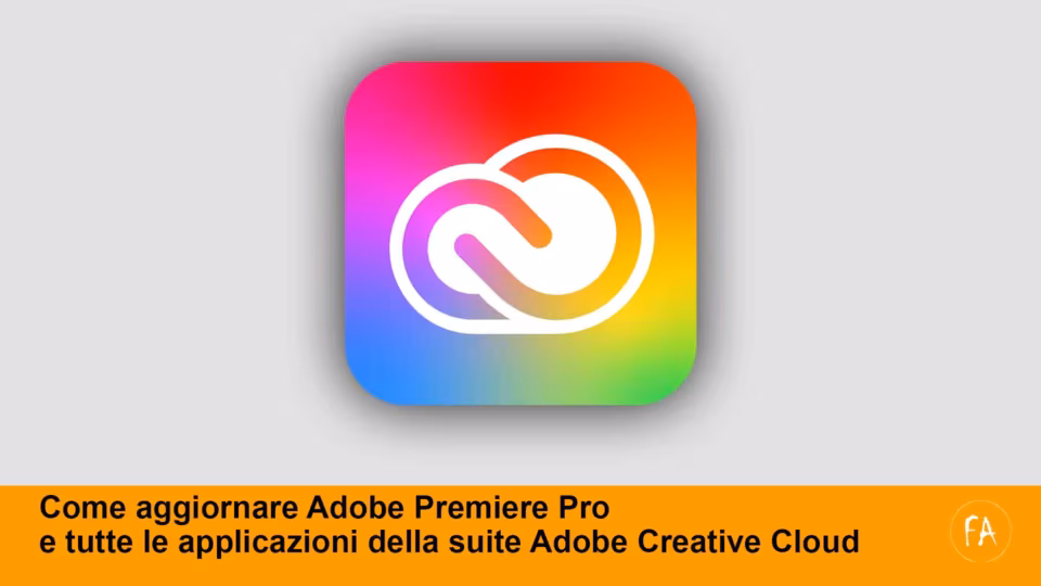 Come aggiornare Adobe Premiere Pro e i prodotti Adobe Creative Cloud