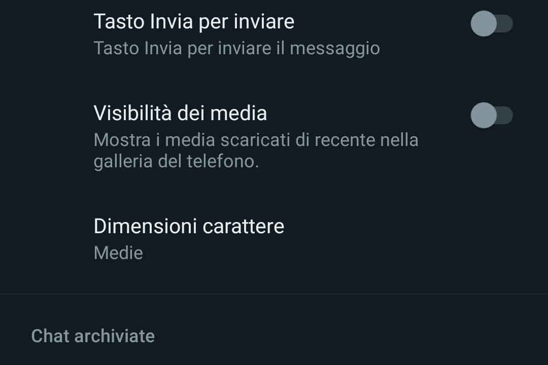 Come cambiare lo sfondo alle chat di whatsapp - STEP 4 - Clicca su Sfondo