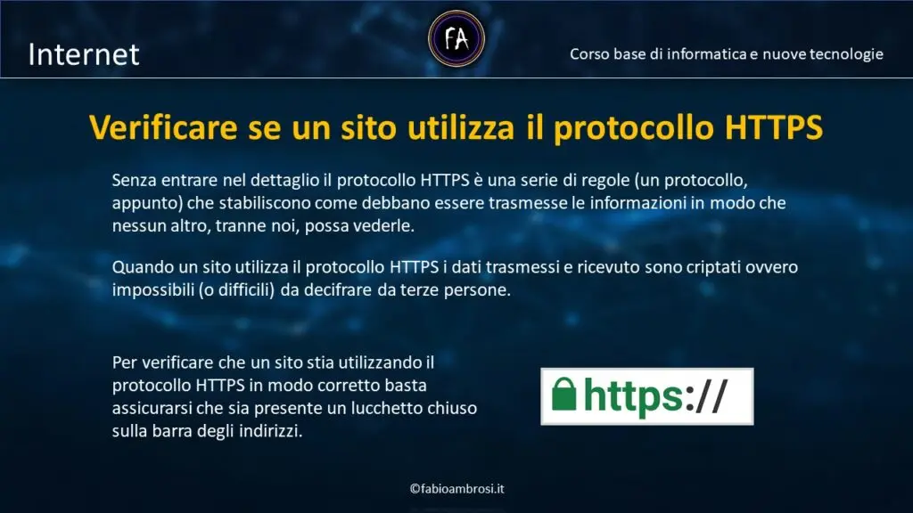 Come capire se un sito è sicuro e affidabile: protocollo https Come capire se un sito è sicuro e affidabile: protocollo https